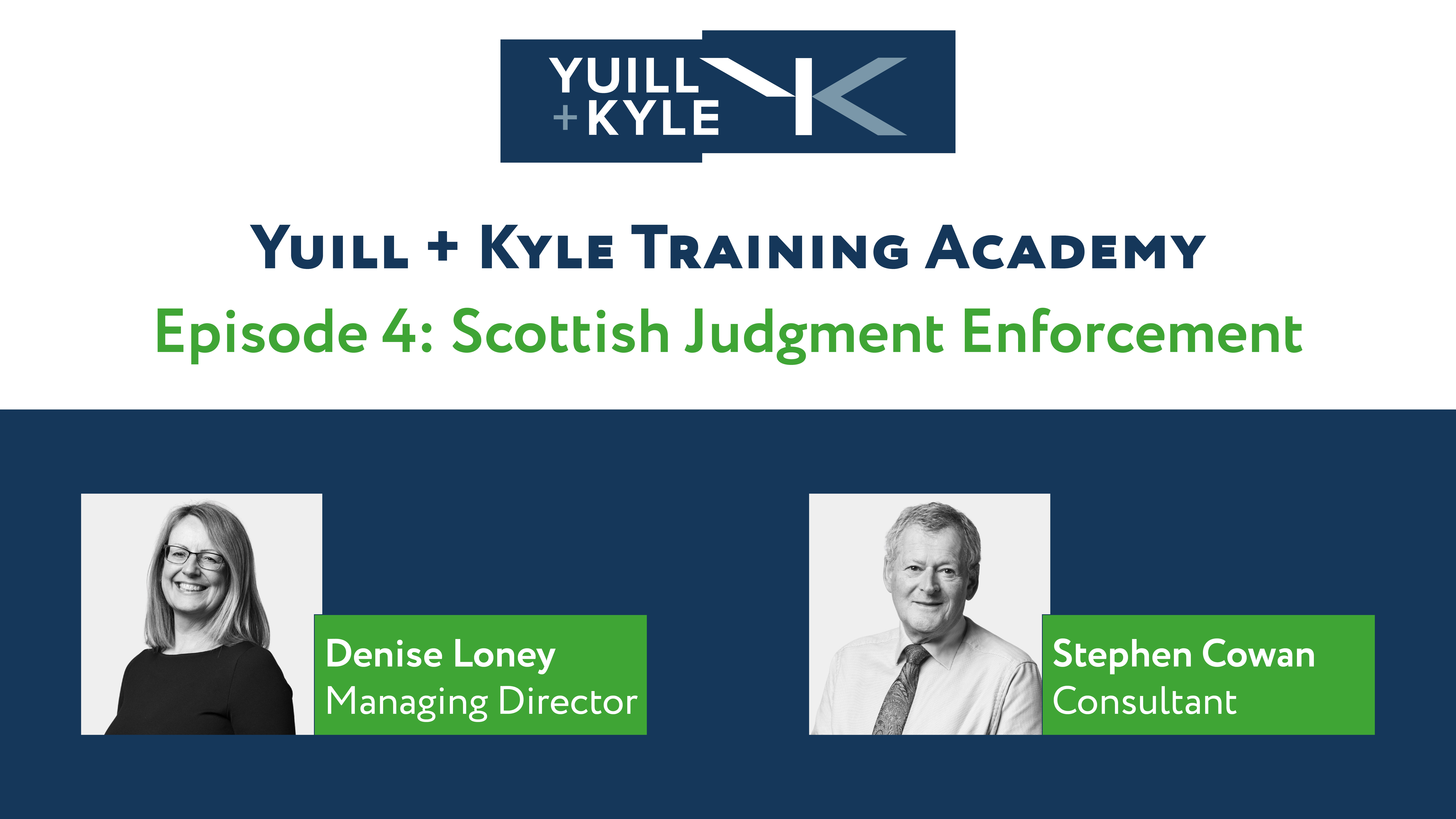 Y+K Podcast Episode 4 Scottish Judgment Enforcement